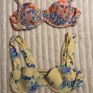 Floral Bikini Tops Set